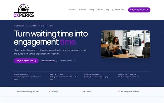 CXperks website homepage